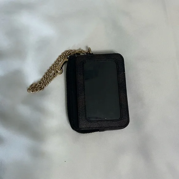 Coach Zip Card Case Signature Canvas - Picture 3 of 3